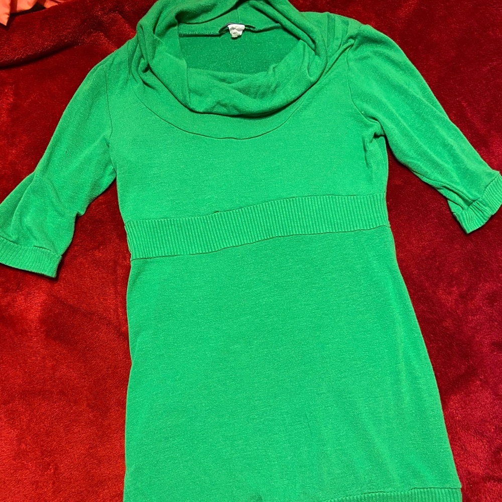 Green Turtleneck